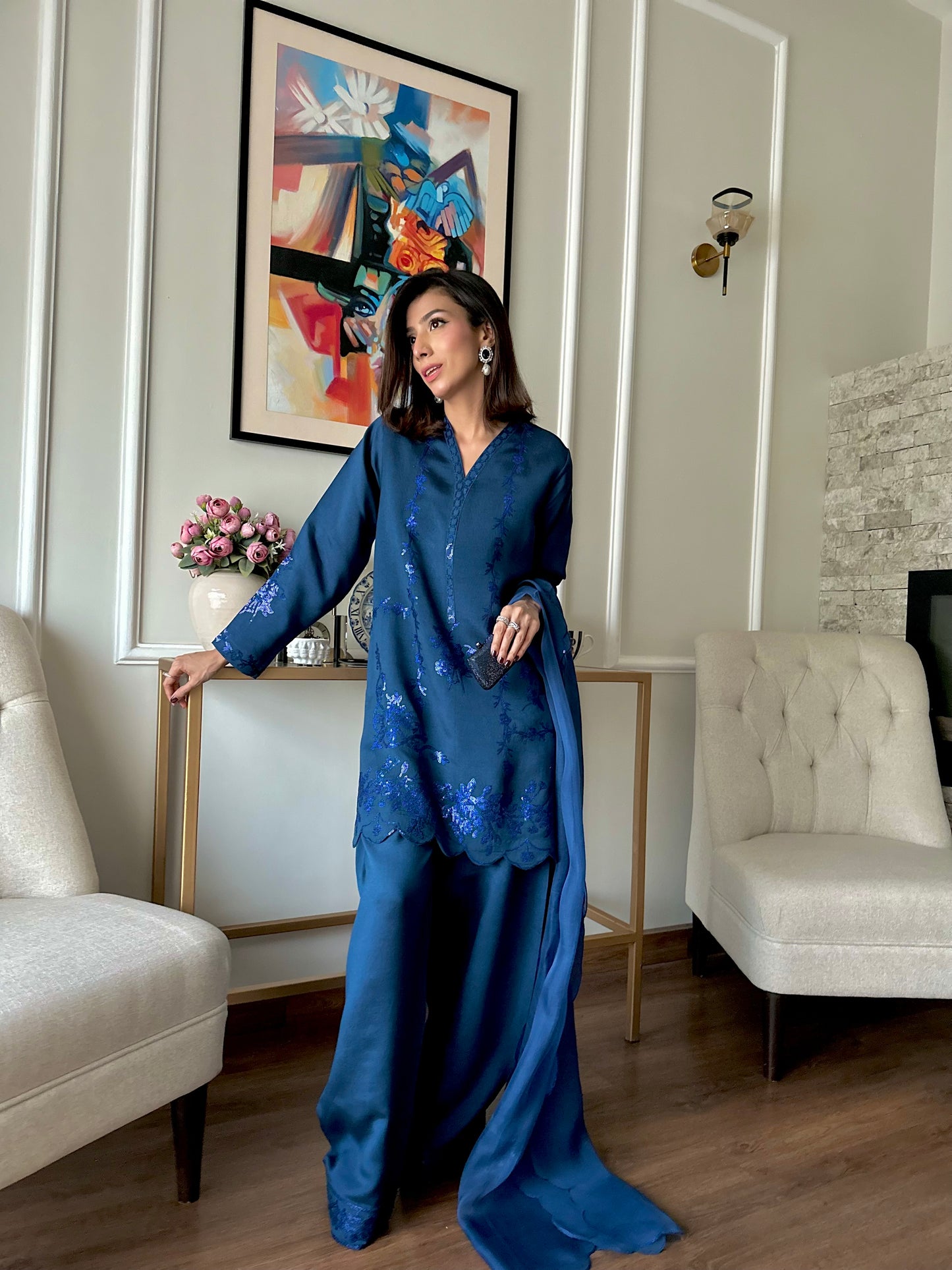 Celestia - Festive Sequin Suit