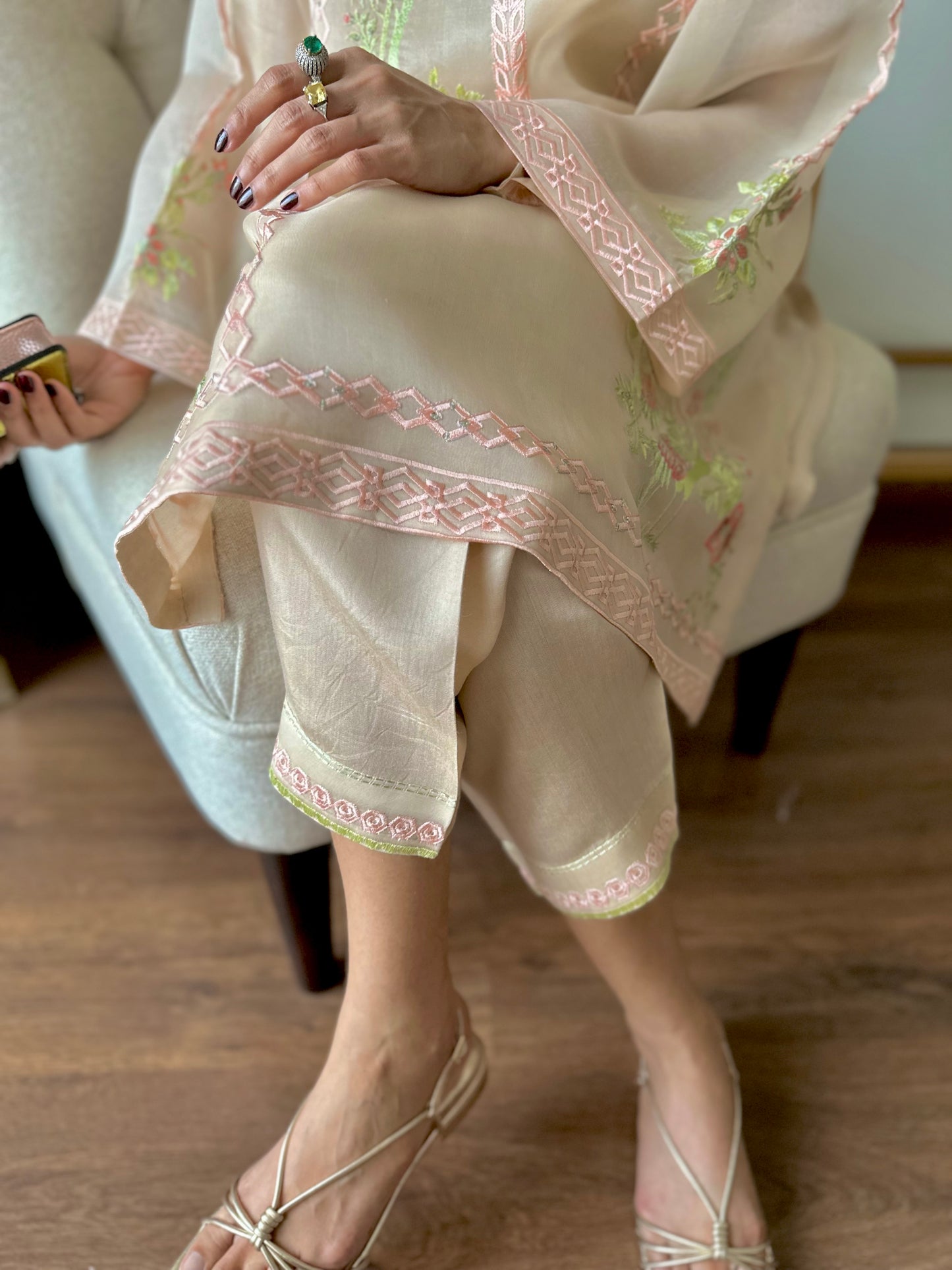 Ivora - Festive Embroidered Suit