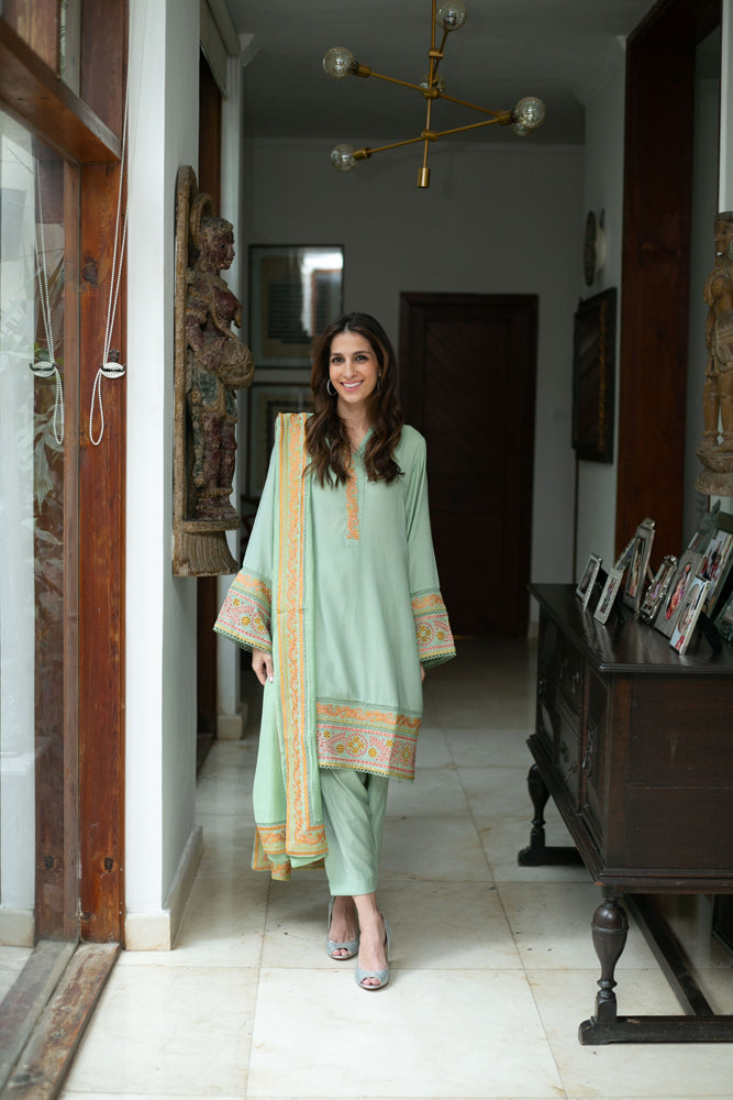 Snow Drop - Sage Green CO-ORD SET