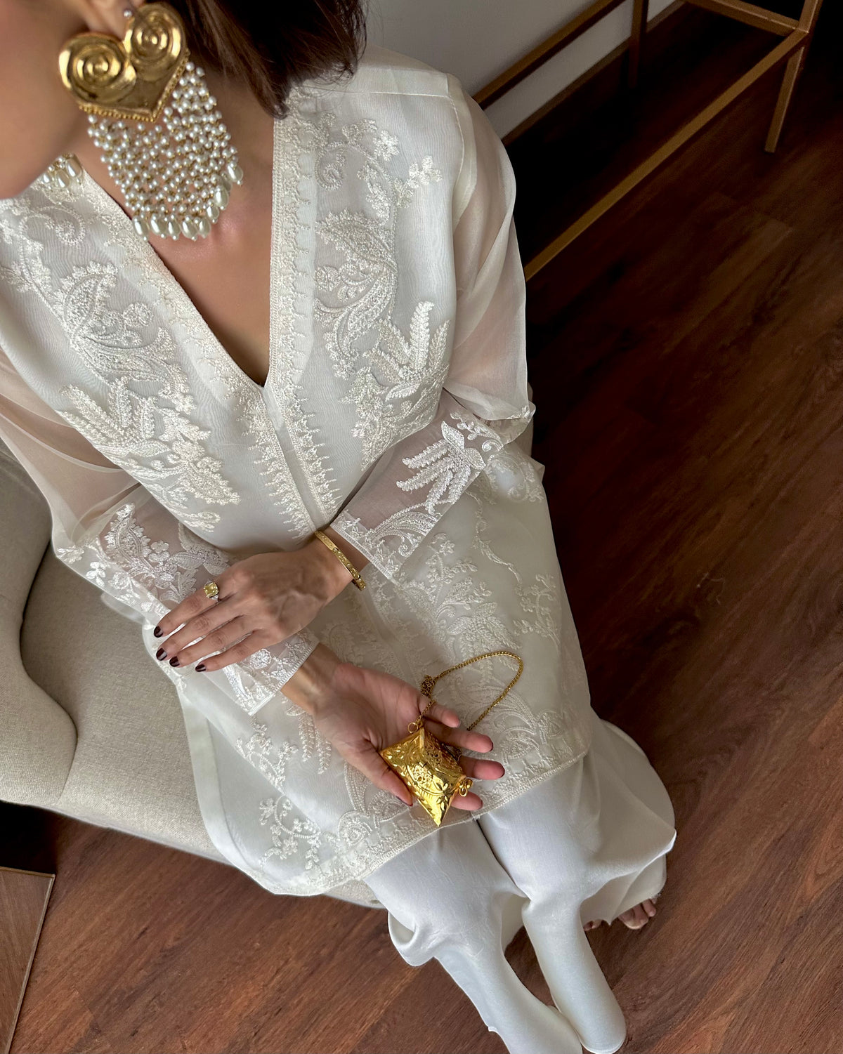 Zarmina - Festive Embroidered Suit