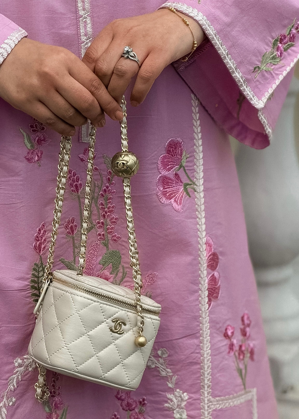 Botanica - Pink Embroidered Kurta