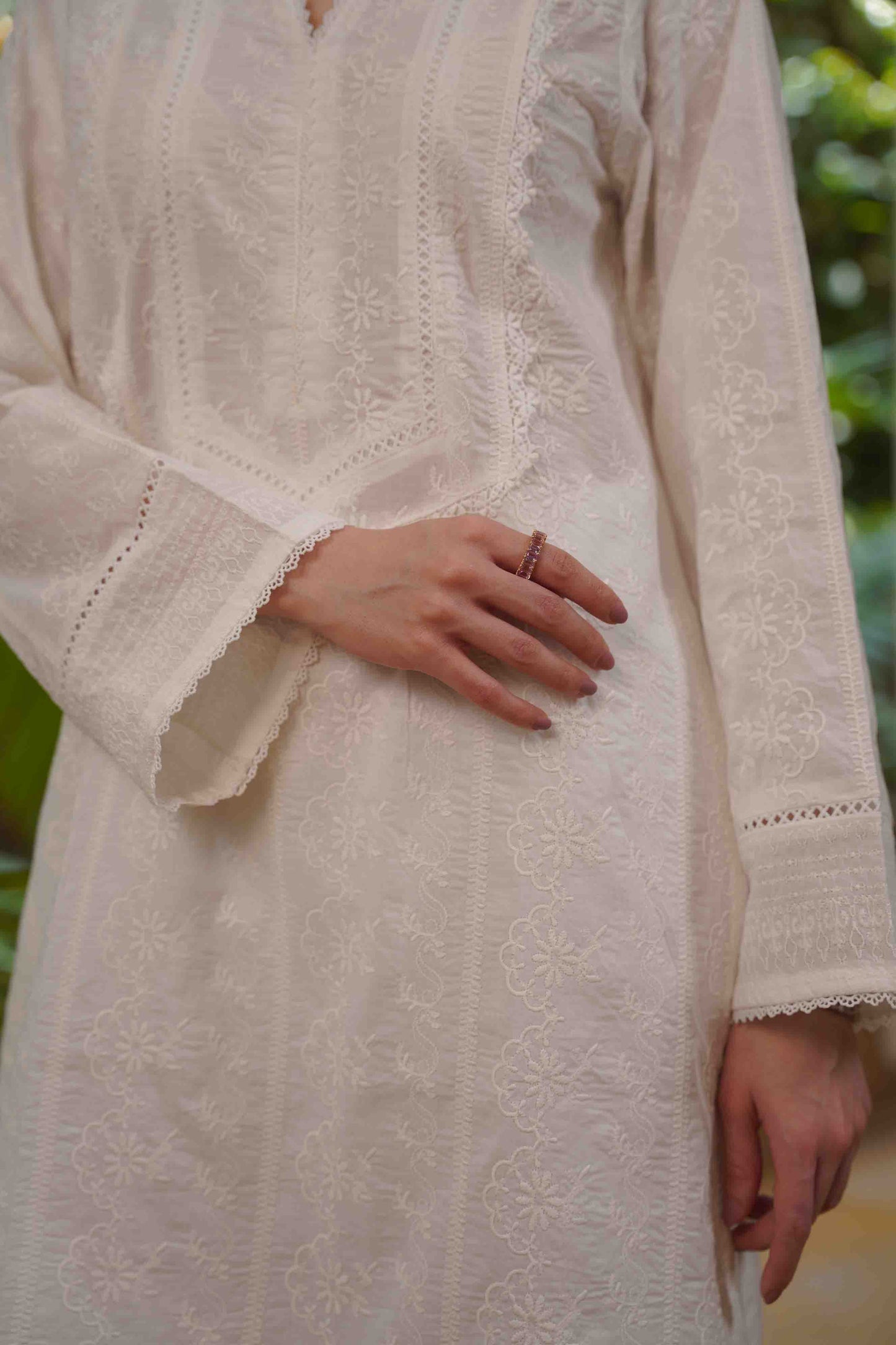 Firn Kurta - White