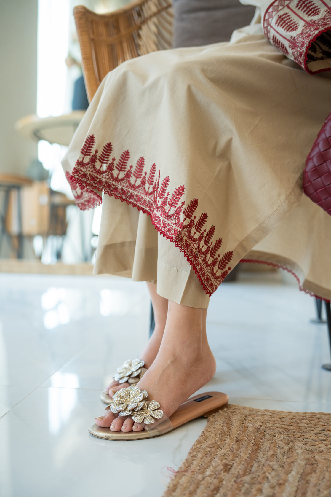 Sand Brown Kurta - Foxglove