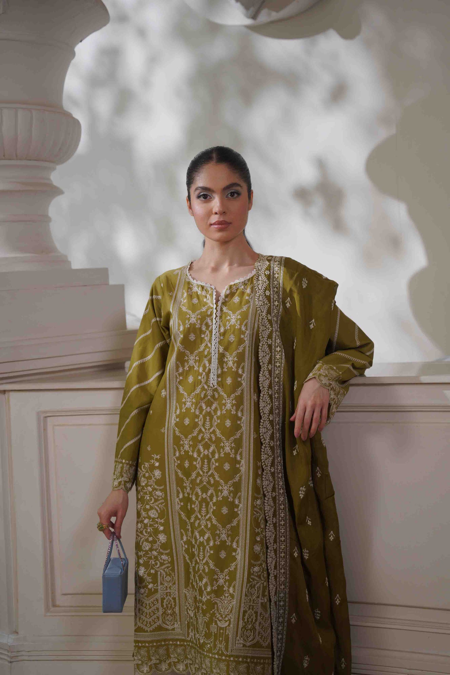 Tuberose Kurta - Mustard